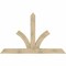 Ekena Millwork Richland Rough Sawn Timber Gable Bracket, Douglas Fir, 84"W x 53"H x 6"D x 6"F, 15/12 Pitch GBW084X53X0606RIC00RDF - alternate 1